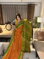 প্রিমিয়াম সিল্ক বাটিক শাড়ি – ঐতিহ্য ও আভিজাত্যের মিশ্রণ - Image 2