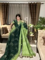 প্রিমিয়াম সিল্ক বাটিক শাড়ি – ঐতিহ্য ও আভিজাত্যের মিশ্রণ - Image 3