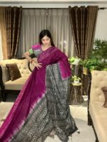 প্রিমিয়াম সিল্ক বাটিক শাড়ি – ঐতিহ্য ও আভিজাত্যের মিশ্রণ