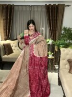 প্রিমিয়াম সিল্ক বাটিক শাড়ি – ঐতিহ্য ও আভিজাত্যের মিশ্রণ