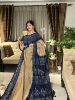 প্রিমিয়াম সিল্ক বাটিক শাড়ি – ঐতিহ্য ও আভিজাত্যের মিশ্রণ