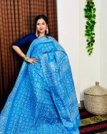 প্রিমিয়াম সিল্ক বাটিক শাড়ি – ঐতিহ্য ও আভিজাত্যের মিশ্রণ - Image 2