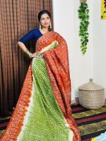 প্রিমিয়াম সিল্ক বাটিক শাড়ি – ঐতিহ্য ও আভিজাত্যের মিশ্রণ - Image 2