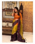 প্রিমিয়াম সিল্ক বাটিক শাড়ি – ঐতিহ্য ও আভিজাত্যের মিশ্রণ - Image 3