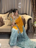 প্রিমিয়াম সিল্ক বাটিক শাড়ি – ঐতিহ্য ও আভিজাত্যের মিশ্রণ - Image 4