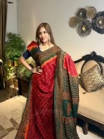 প্রিমিয়াম সিল্ক বাটিক শাড়ি – ঐতিহ্য ও আভিজাত্যের মিশ্রণ - Image 3