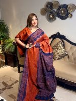 প্রিমিয়াম সিল্ক বাটিক শাড়ি – ঐতিহ্য ও আভিজাত্যের মিশ্রণ - Image 3